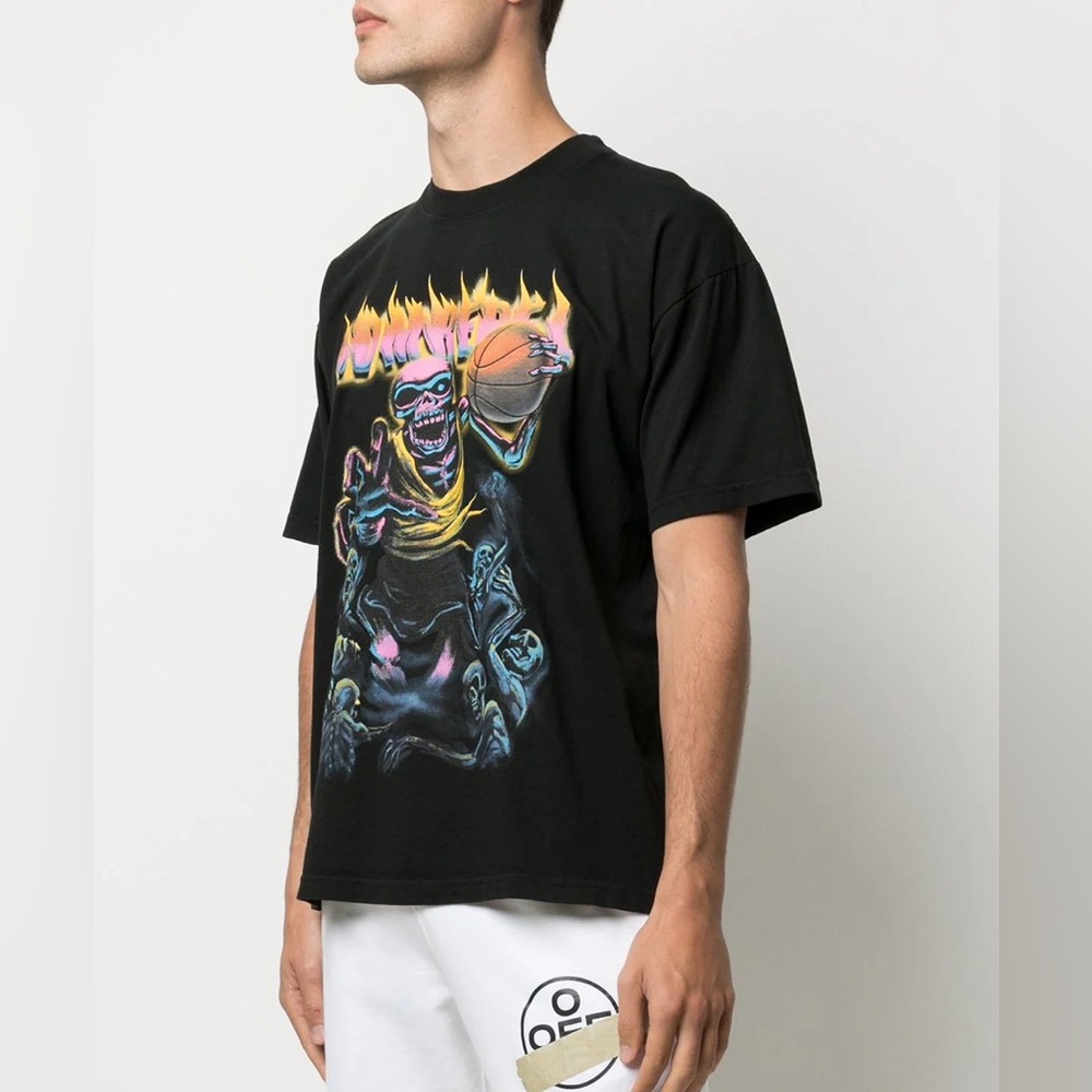 DOMREBEL basketball bones graphic tee